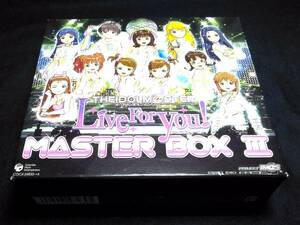 ＜CD-BOX＞アイドルマスター『THE IDOLM@STER MASTER BOXIII　Live For You!』