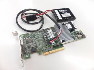 AVAGO MegaRAID 9361-8i 12Gb/s PCIe 3.0 SAS RAID Controller FastPath/CacheVault Flash Module付 動作画面有