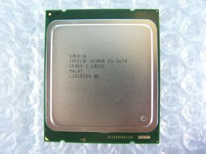 1NNI // Intel Xeon E5-2670 2.6GHz SR0KX Sandy Bridge-EP C2 Socket(LGA)2011 MALAY // Dell PowerEdge R620 取外 //在庫2
