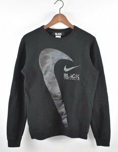 BLACK COMME des GARCONS×NIKE/ブラックコムデギャルソン×ナイキ　18AW　カモフラプリントクルーネックスウェット　1B-T107 22n04