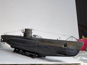 【atsudra工房完成品】1/72 Uボート TYPE ⅦC U253