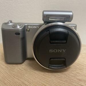 8 / 8 SONY一眼レフカメラ NEX-5 16MM 2.8 レンズ　充電器付き