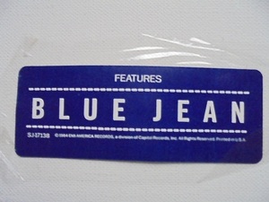 80年代 US盤LPジャケットに貼っていた販促ステッカー MADONNA BLUE JEAN 美品