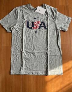 【新品未使用】NIKE ナイキ　半袖　Ｔシャツ　wbc 2023 usa アメリカ　US規格　サイズM グレー