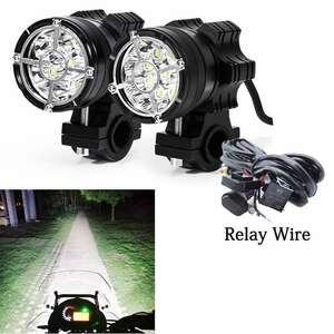 LED MOTO RCYCLE ヘッドライト 6/9 ビーズ MOTO LED BMW の R1200GS F800 F700GS フロントブラケット MOTO RBIKE 曇通過ライト