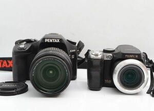 A412Z69R//デジタルカメラ 2台セット / PENTAX K200D デジタル一眼レフカメラ , FUJIFILM FINEPIX S8100 コンパクト デジタルカメラ