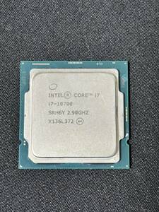 CPU Intel Core i7 10700 動作確認済