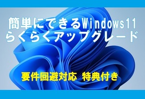 ☆簡単にできる Windows11 らくらくア ッ プ グ レ ー ド ■要件回避対応■２枚組 特典付き
