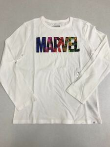 ■ＧＡＰ■新品■160■ギャップ■アベンジャーズ■Ｔシャツ■ロンT■かっこいいデザイン■白■USA■アメコミ■marvel■21■1-1