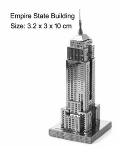 EmpireStateBuidingエンパイアステートビルディング/DIY子供のための3D建設モデルパズルオイルタワー,分解ハウス,有名な建物のアセンブリ,