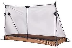 OneTigris モスキートネット キャンプ用蚊帳 メッシュインナーテント タープテントに キャンプ/アウトドア用 軽量 ポール
