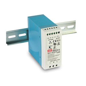 スイッチング電源 24V 1.7A 40.8W 直流安定化電源 DINレール対応 Meanwell MDR-40-24