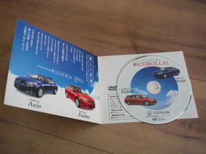 トヨタ　カローラ　アクシオ　フィールダー　DVD　TOYOTA　COROLLA　AXIO　FIELDER　再生可能