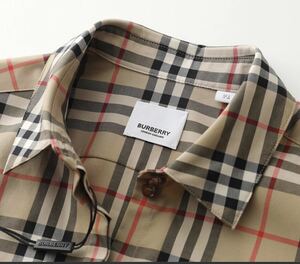 BURBERRY バーバリー ヴィンテージチェック ストレッチコットンツイル 長袖シャツ コットン レディース