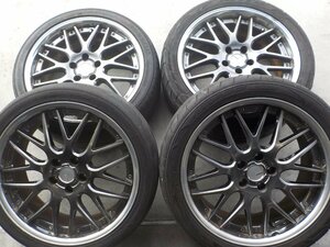 5H■溝あり WORK LM1 2019年製 NITTO 225/40R19 4本■