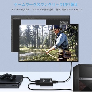 ZHIQIWU HDMI切替器 hdmiセレクター/分配器 双方向 4K 60HZ 3D 1080p HDMI 手動 切り替え 電源不要