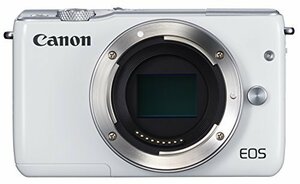 Canon ミラーレス一眼カメラ EOS M10 ボディ(ホワイト) EOSM10WH-BODY(中古品)