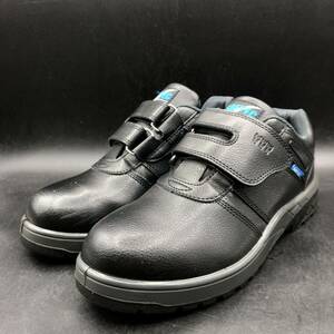 M2766 良品 MITSUUMA ミツウマ SAFTEC セーフテック 作業靴 安全靴 メンズ 25.0cm EEEE ブラック 黒 樹脂製先芯 帯電防止 
