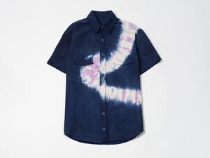 The Elder Statesman☆WHIRLWIND DYEデニムシャツ!!未使用品!!RHC限定展開アイテム