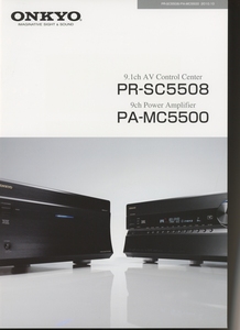 ONKYO PR-SC5508/PA-MC5500のカタログ オンキヨー 管5577