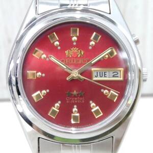 ジャンク ORIENT オリエント EM6Q 赤 自動巻き 腕時計