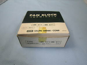 PAN BLOCK TERMINALS BN511セルフアップ端子ねじ *12個 600V MAX .14