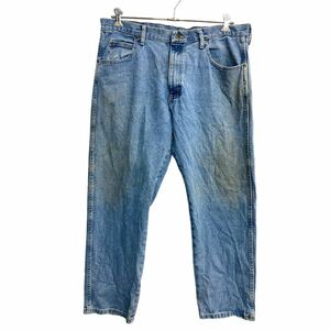 Wrangler デニムパンツ W38 ラングラー ビッグサイズ ライトブルー 古着卸 アメリカ仕入 2309-724