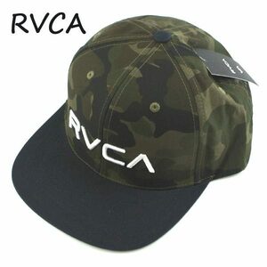 RVCA/ルーカ RVCA TWILL SNAP BACK 2 CAMO/NAVY CAP/キャップ HAT/ハット 帽子 日よけ GZA6[返品、交換不可]