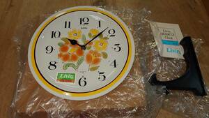 ◆◇A526【新品】未使用昭和レトロ1990年代　セイコー置・掛時計兼用クオーツ時計　定価5,000円（動品）◇◆