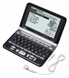 CASIO 電子辞書 Ex-word XD-ST6200BK ブラック (100コンテンツ, 6ヶ国語音 (中古品)