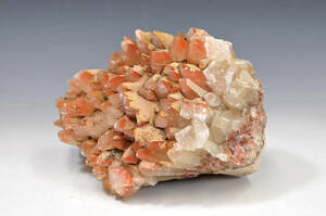 【鉱石】　水晶　カルサイト　クラスター　縦幅：16㎝　横幅：24㎝　厚み：20㎝　重量：7.3㎏　● 天然石　240518-8