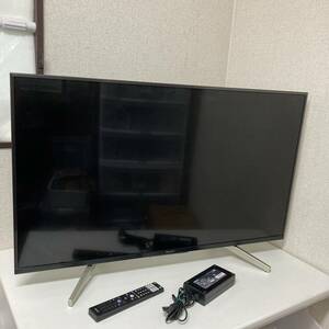 [4-164]SONY 4K液晶テレビ KJ-43X8500F 液晶テレビ 43インチ 2018年製 リモコンあり
