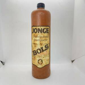 未開栓 JONGE BOLS ボルス スピリッツ 陶器ボトル 35% 1000ml 総重量約1954g ウィスキー