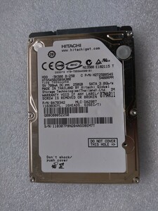 ★日立 2.5インチHDD SATA、HTS545025B9A300 250GB 正常判定！