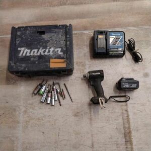 簡易動作確認済◆マキタ makita 18V 充電式インパクトドライバ　TD171D 工具 電動工具 インパクト DIY 中古品 kd01012826