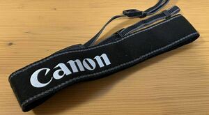 ★極美品 希少★ Canon キヤノン ジェントル カメラ ストラップ 黒色(ブラック)×銀色(シルバー)