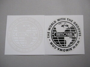 RIMOWA リモワ ステッカー シール 白黒セット 2枚セット 非売品 未使用品