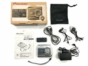 【ト萬】RD339RNI17 Pioneer パイオニア PMD-R55-S ポータブルMDレコーダー 音響機器 オーディオ 通電確認済み 現状品