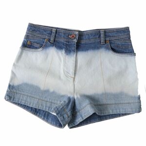 未使用品◎正規品 日本製 ルイヴィトン 1A5JIQ DENIM SHORTS グラデーション デニムショートパンツ インディゴ 38 定11万