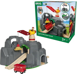 クレーン＆マウンテントンネル　33889 BRIO ブリオ 知育玩具　送料無料 新品
