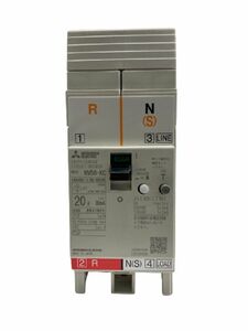 漏電遮断器 AC 100-200V Type NR EH933-00D NV50-KC 2P 20A 30MA AP