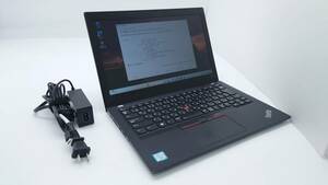 【良品】Lenovo ThinkPad X280 20KE-S5850Z 12.5型 Core i5-8350U 1.7GHz メモリ16GB ストレージSSD256GB windows11 カメラ Wi-Fi 動作品