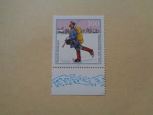 ドイツ切手　1994年　スタンプの日 　1900年頃のシュプレーヴァルトの郵便配達員　　100
