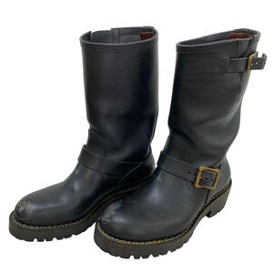 【即決】 カドヤ KADOYA×安藤製靴 Boots＆Boots・KA-G.I.J エンジニアブーツ 黒系 ブラック系 　3886-100