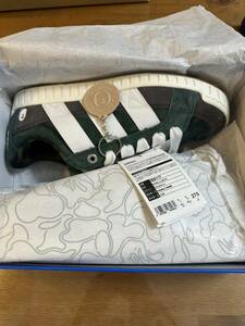 新品未使用品　A BATHING APE × adidas Originals Lawsuit N BAPE 1st Camo Shadow Green 27.5cm 