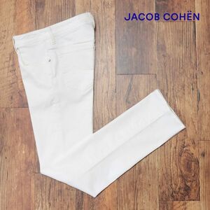 春夏/JACOB COHEN/28インチ/美脚パンツ U Q E04 30 BARD グーンと伸縮◎ 無地 爽やか イタリア製 新品/白/ホワイト/ic417/