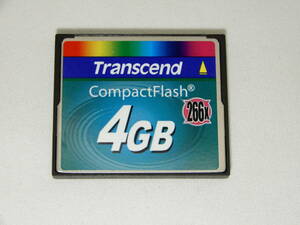 トランセンド Transcend コンパクトフラッシュカード 4GB 266x CFカード