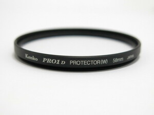 【 中古美品 】Kenko PRO1D PROTECTOR(W) 58ｍｍ フィルター ケンコー [管ET222]