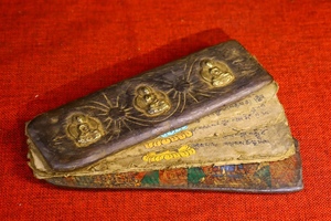 旧蔵 清 西藏寺院 高僧純手工繪製 老經書 稀少珍品 古美術品 L0315