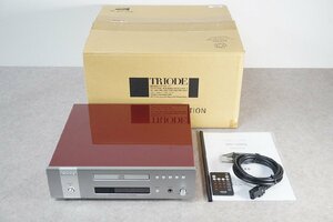 [QS][D4265214] TRIODE トライオード TRV-CD6SE CDプレーヤー リモコン/電源コード/元箱 等付属